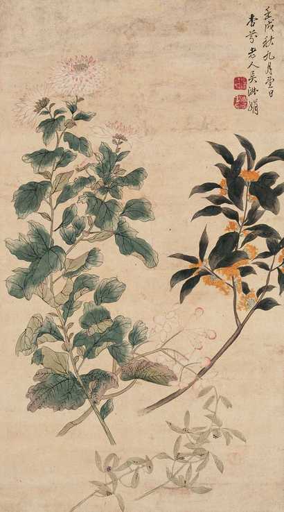 吴淑娟 花卉 立轴